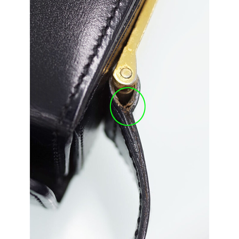 Celine Leather Shoulder Bag Semi - Picture 7 of 9